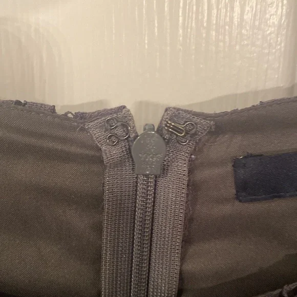 Madewell Gray lace shift dress size 8 - Picture 10 of 12